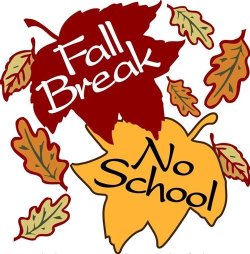 fall break graphic